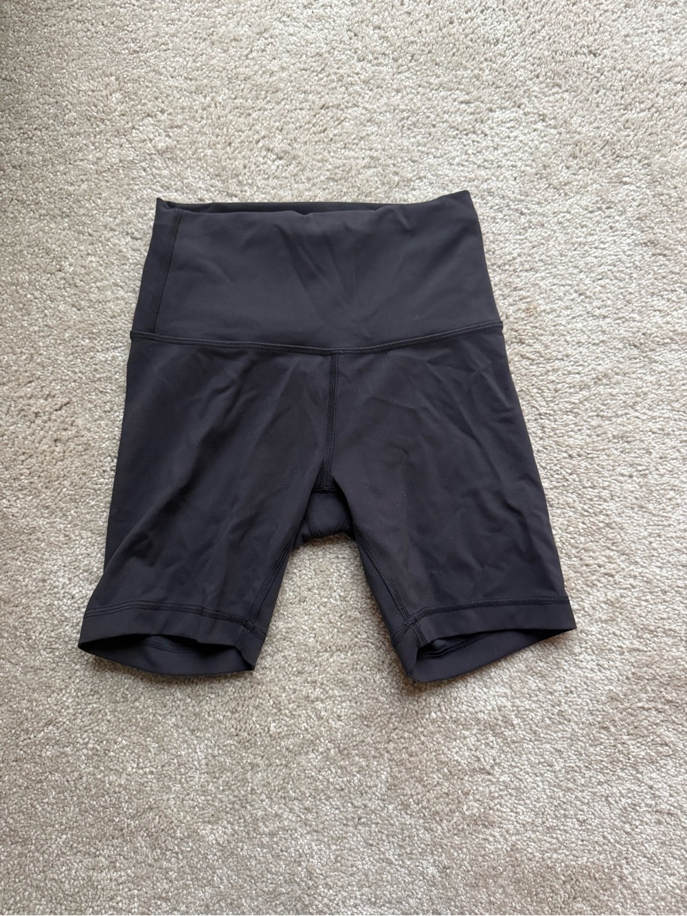 lululemon athletica Wunder Train Black High-Rise 6” Bike Shorts